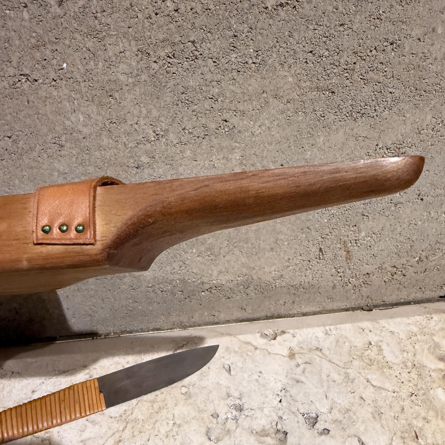 1950s Carl Auböck Charcuterie Sculptural Snack Board Knife Austria im Angebot 3