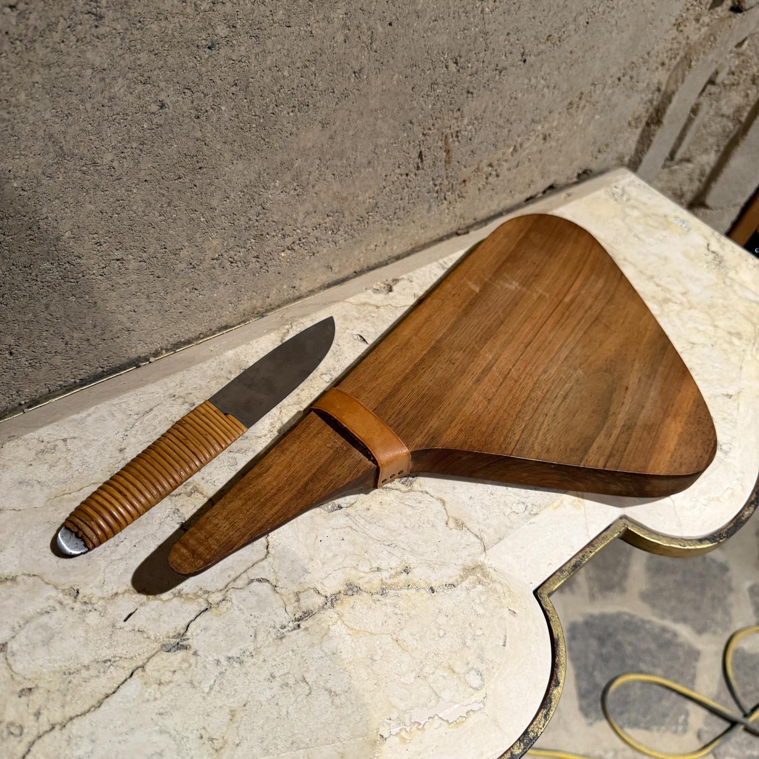 1950s Carl Auböck Charcuterie Sculptural Snack Board Knife Austria im Angebot 2