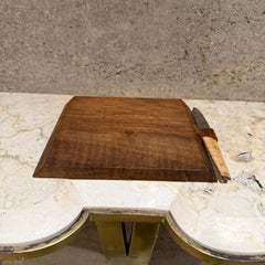 1950s Carl Auböck Charcuterie Picnic Board & Knife Austria