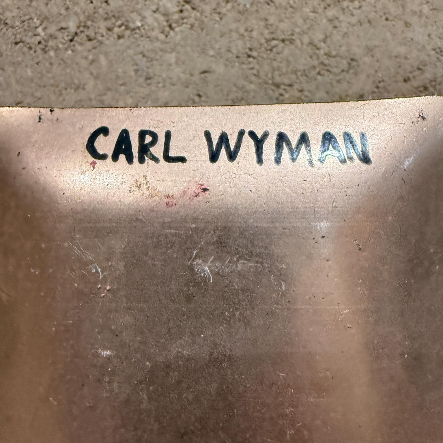 1950 Carl Wyman Piatto in rame smaltato Ohio In condizioni buone in vendita a Chula Vista, CA