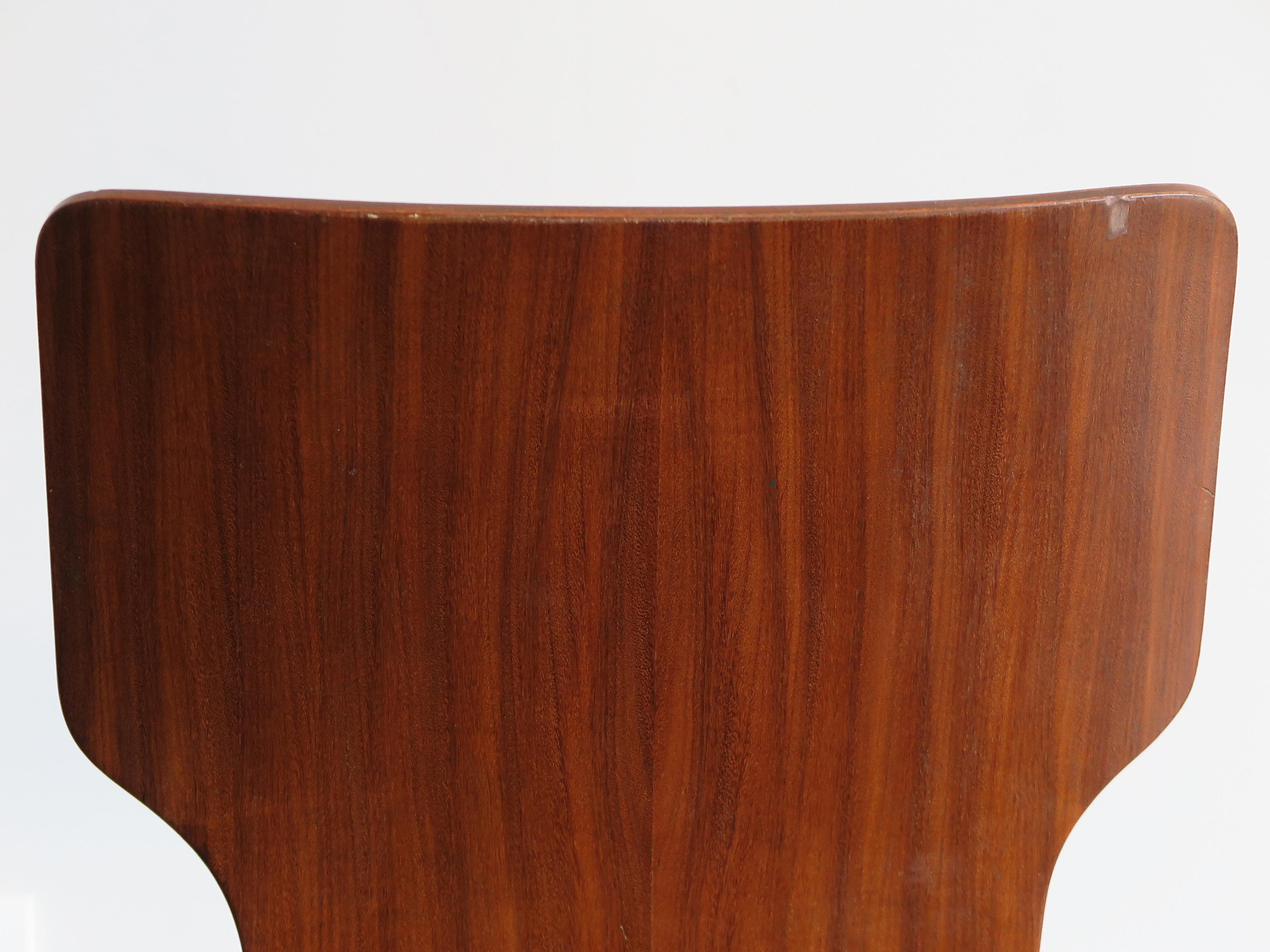 1950s Carlo Ratti Italian Midcentury Modern Design Dining Chairs 7