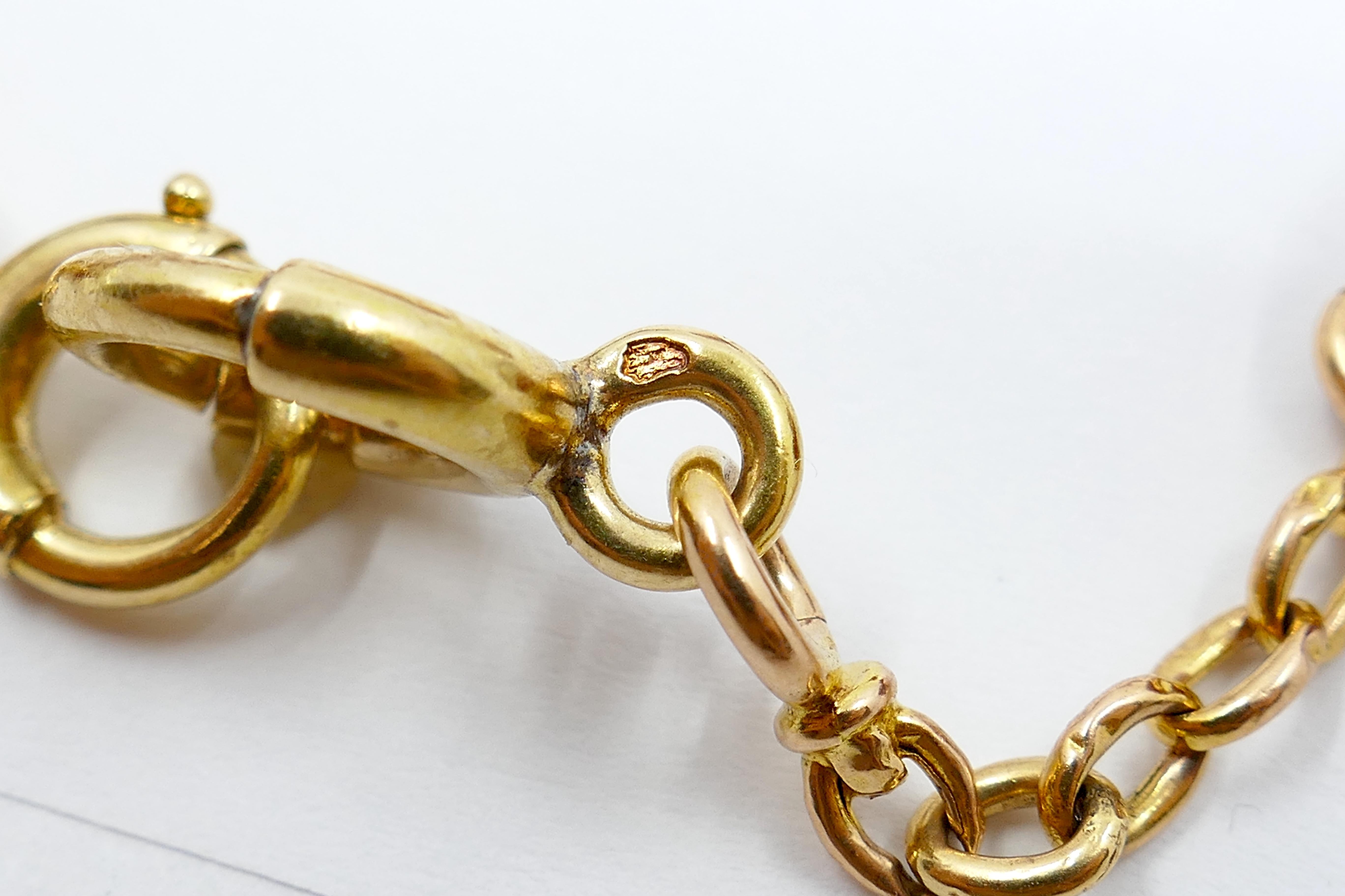 1950er Jahre Französische Karneol Perlen 18k Gold Kette Halskette  im Angebot 2