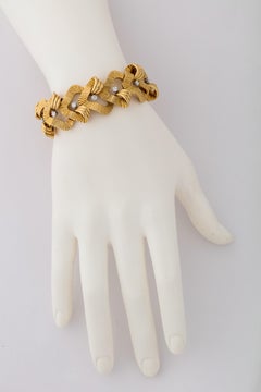 Cartier Bracelet en or et diamants des années 1950
