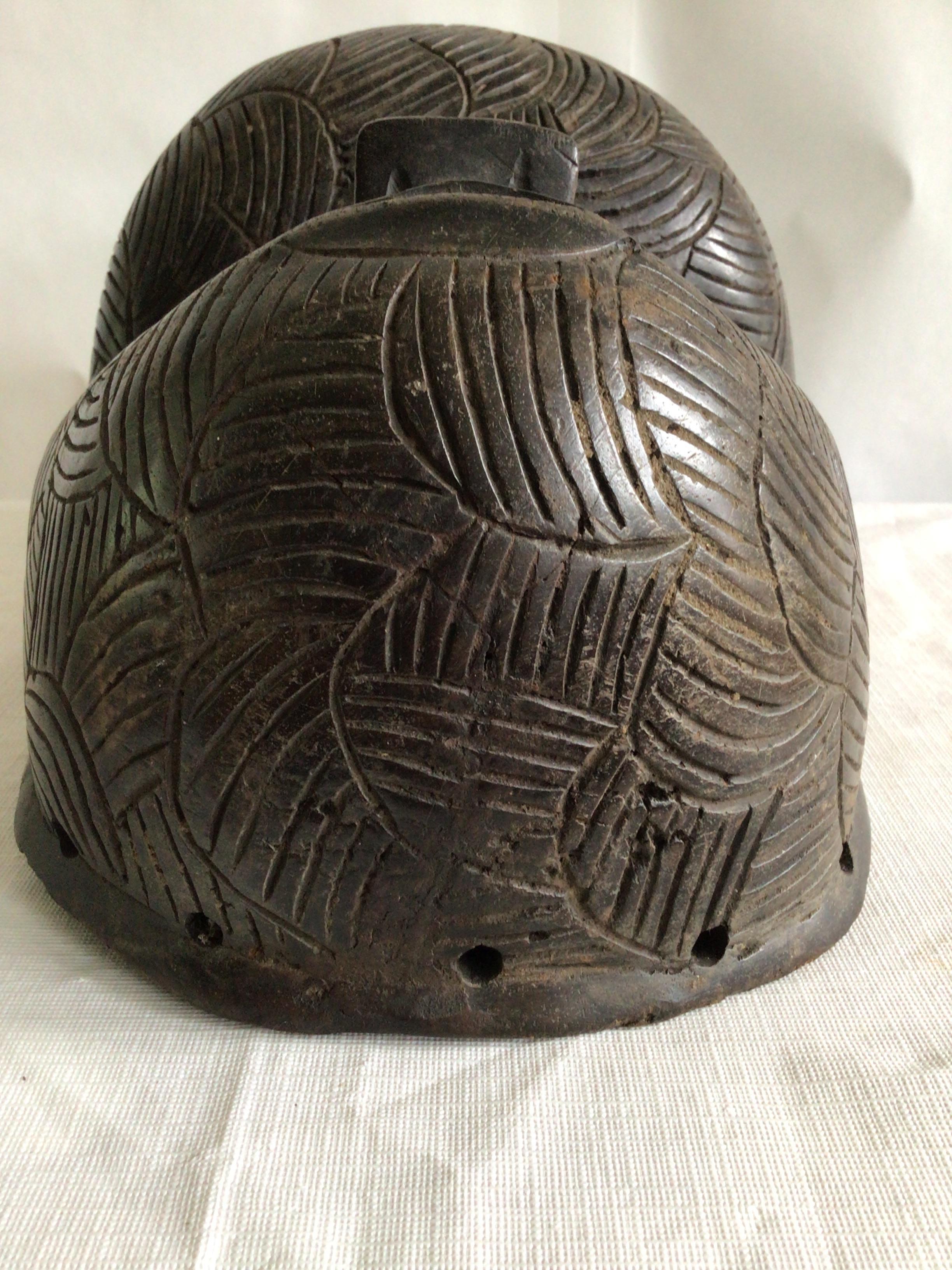 1950s Carved Wood African Mask For Sale 3