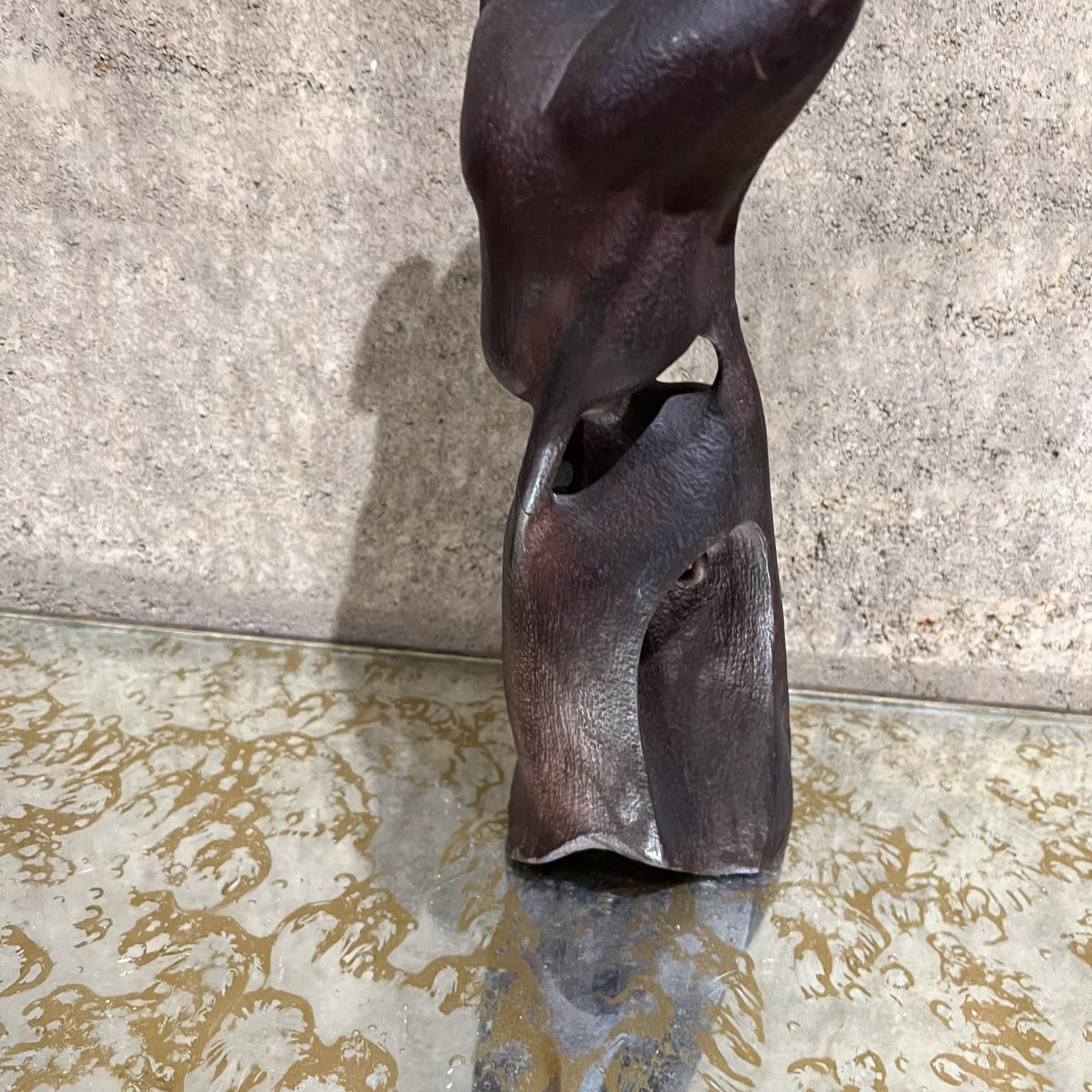 1950s Carved Wood Hand Art Sculpture Mexico 3