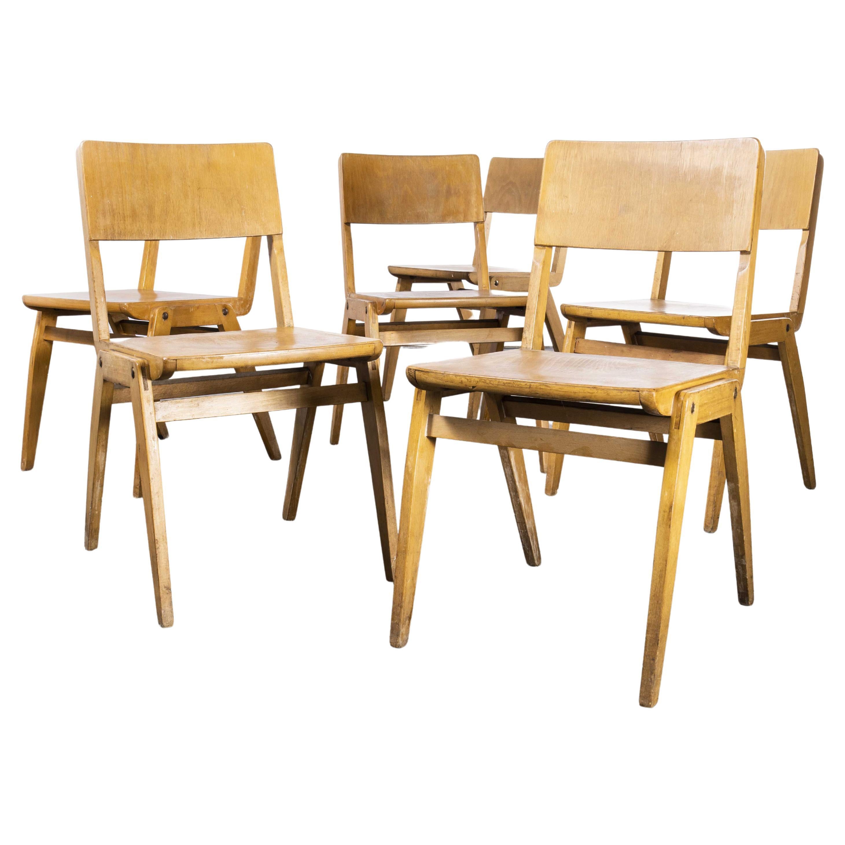 1950's Casala Stacking Dining Chair, Set of Six
