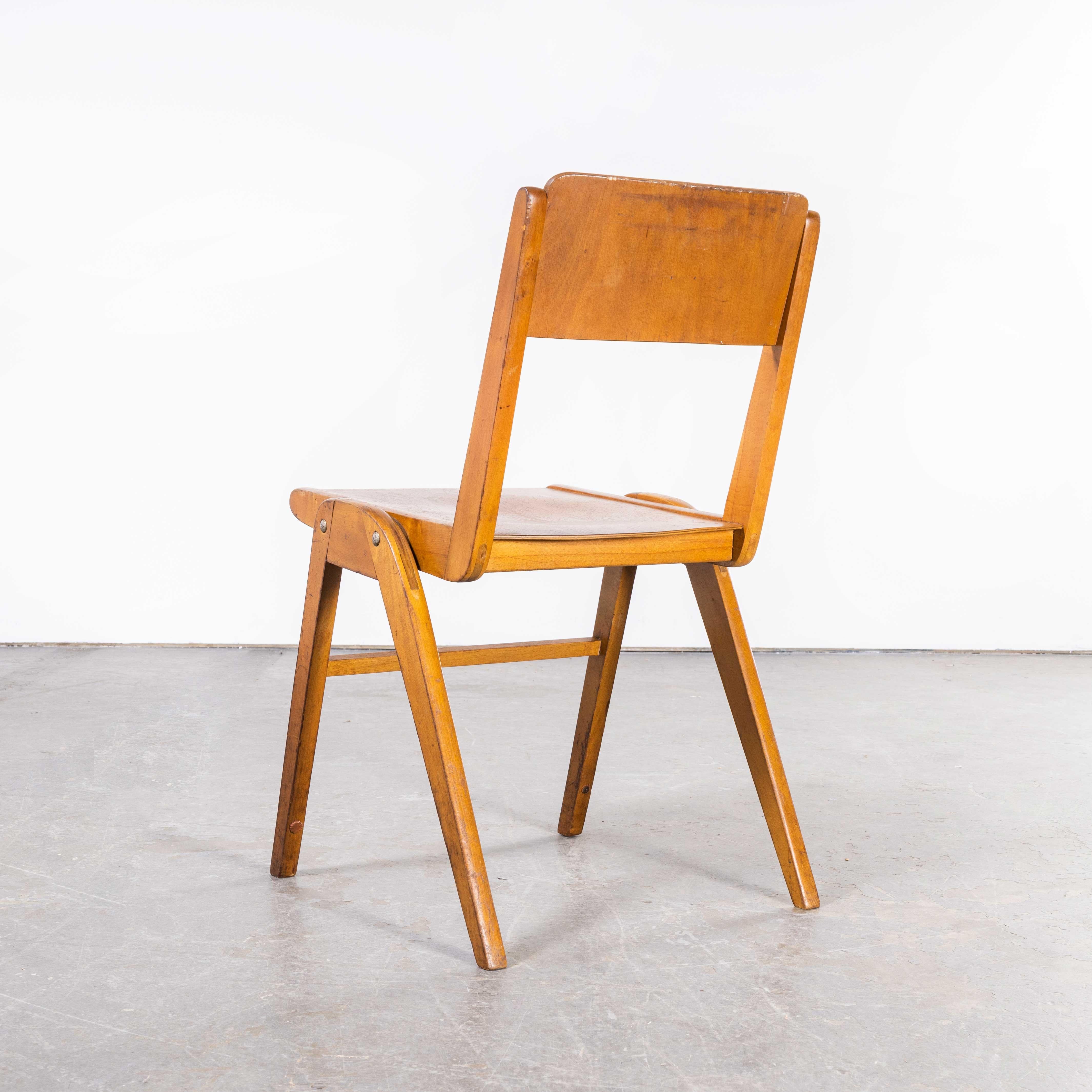 1950's Casala Stacking Dining Chairs, Set of Five 7