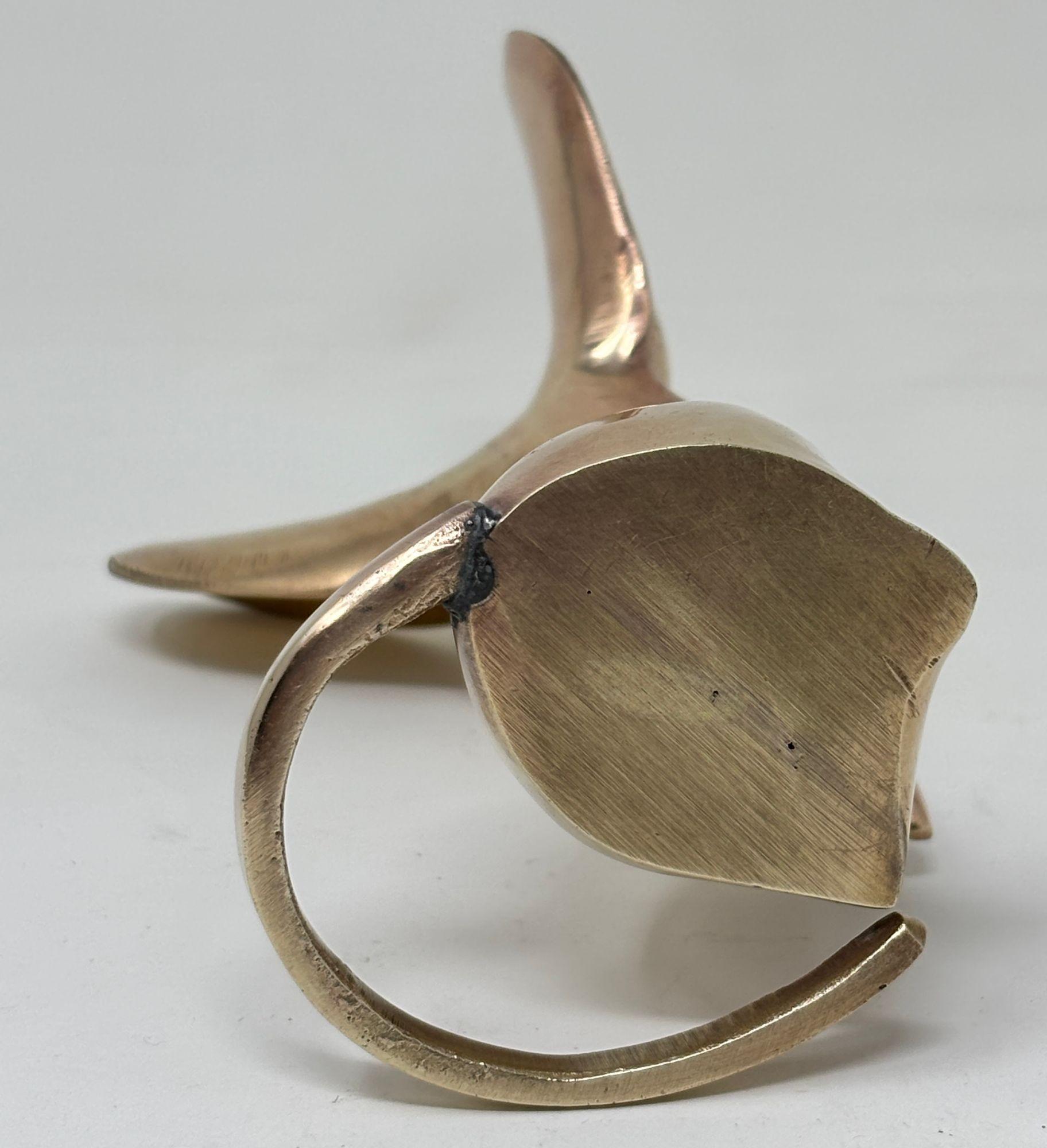 1950s Cast Brass Mouse Figurine Sculpture For Sale 2