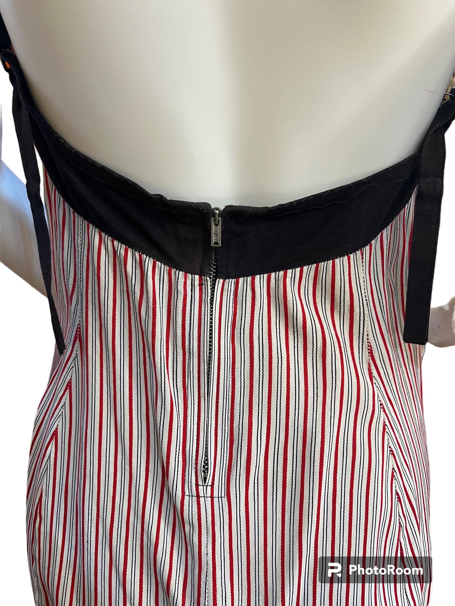 1950's Catalina of California One-Piece Striped Swimsuit In Good Condition In Greenport, NY