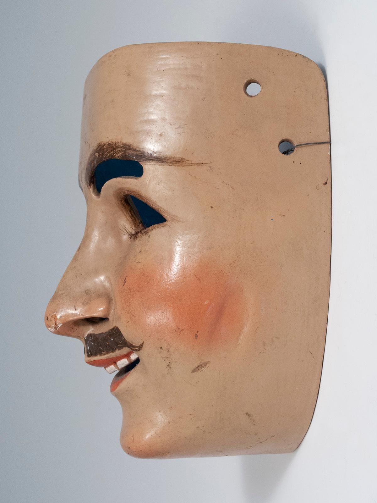 Catrin-Maske „Dandy“ aus den 1950er Jahren, Tlaxcala, Mexiko (Sonstiges) im Angebot