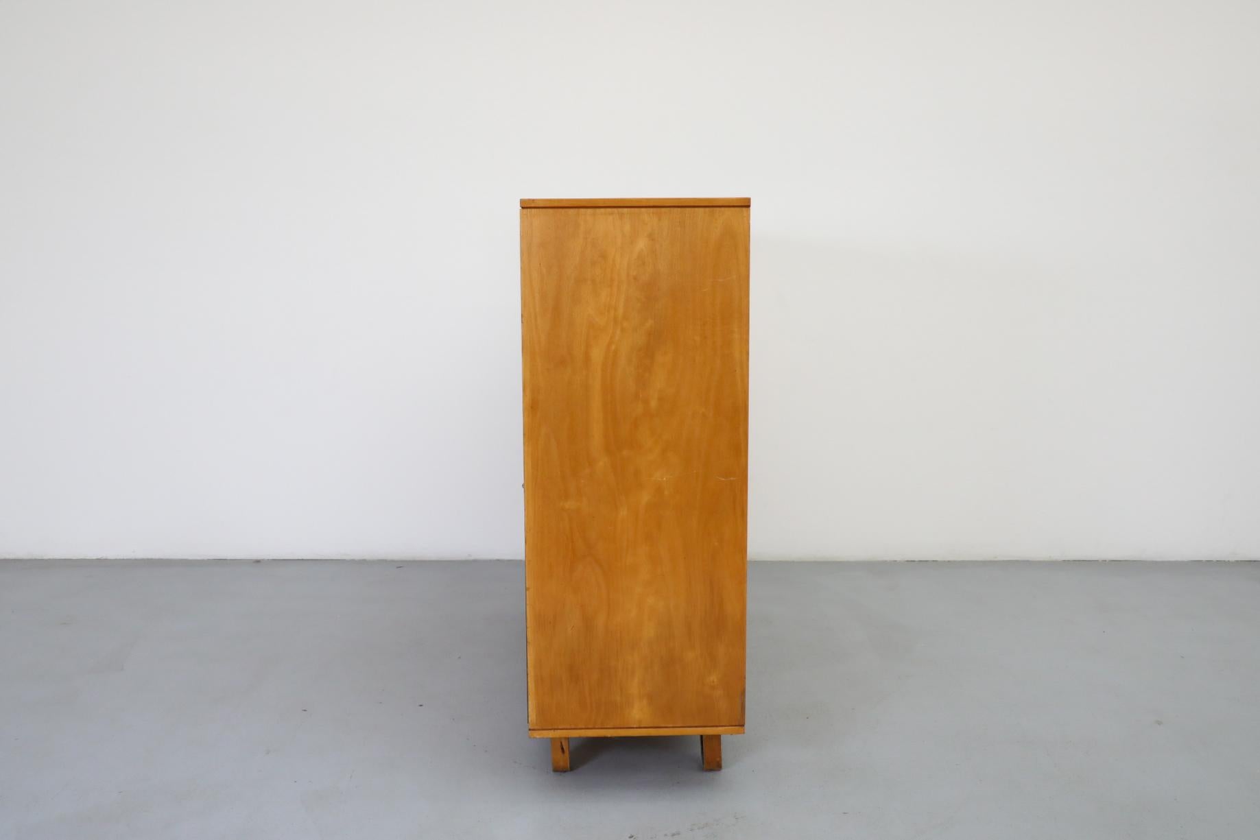 1950's Cees Braakman “Combex Series” Birch Secretaire Cabinet for Pastoe 1