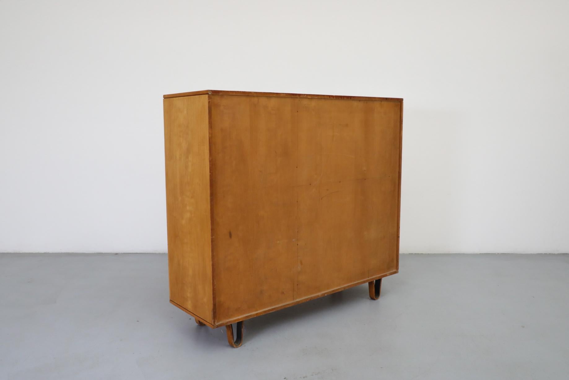 1950's Cees Braakman “Combex Series” Birch Secretaire Cabinet for Pastoe 2