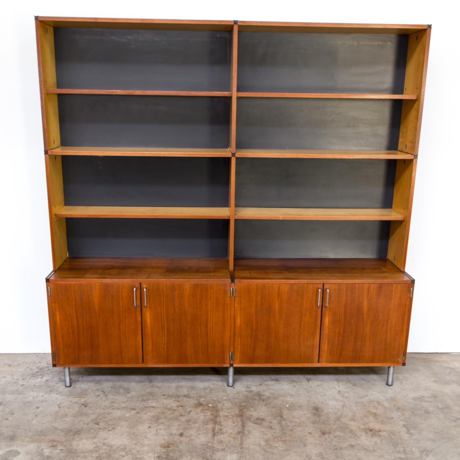 1950s Cees Braakman ‘Made to Measure’ Wall Unit Cabinet for Pastoe For Sale 9