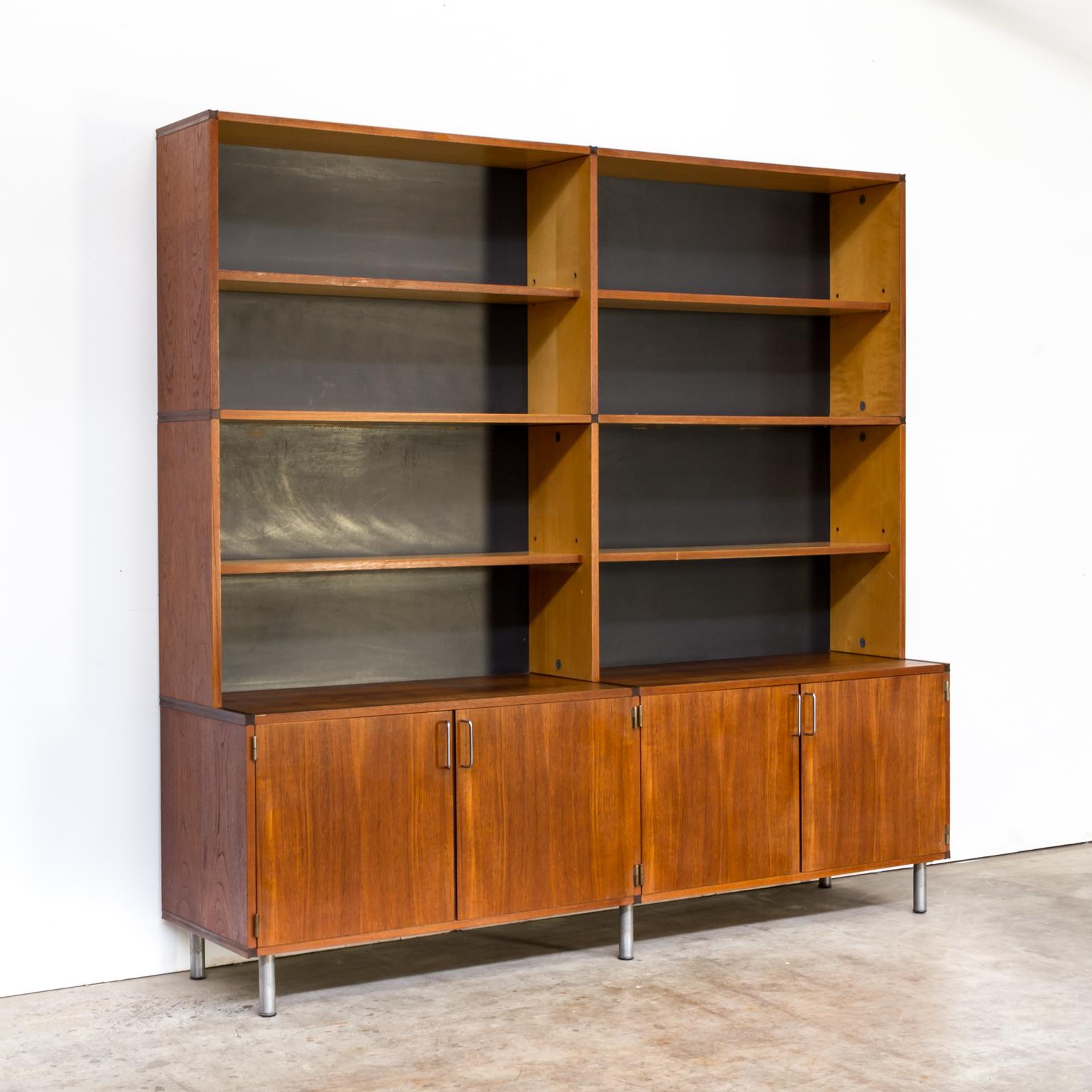 Dutch 1950s Cees Braakman ‘Made to Measure’ Wall Unit Cabinet for Pastoe For Sale