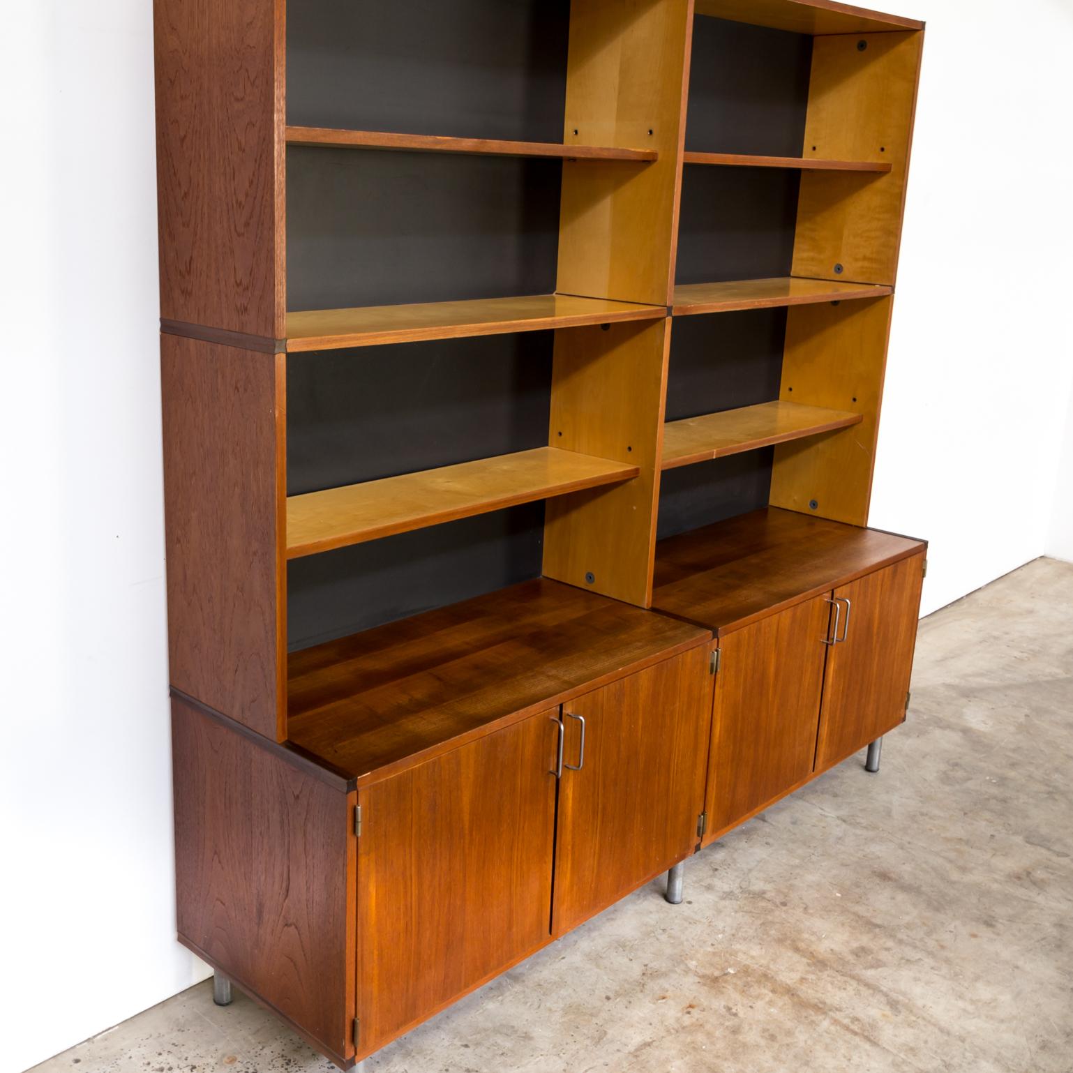 Mid-20th Century 1950s Cees Braakman ‘Made to Measure’ Wall Unit Cabinet for Pastoe For Sale