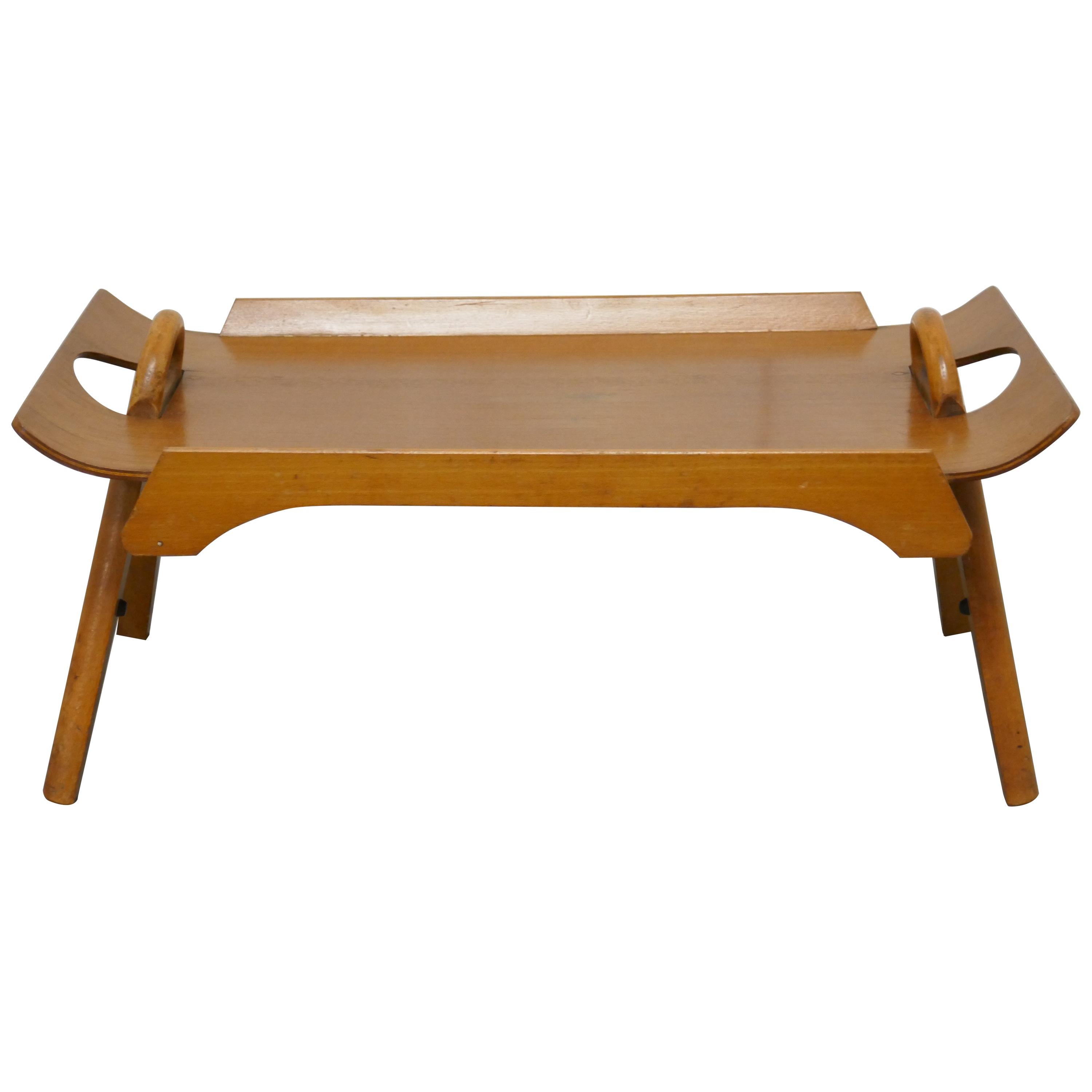 1950s Centurion Teak Breakfast Bed Tray Table by Paragon