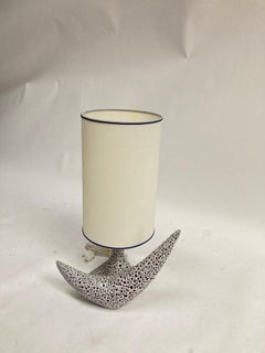 1950's Ceramic Lamp by Vallauris