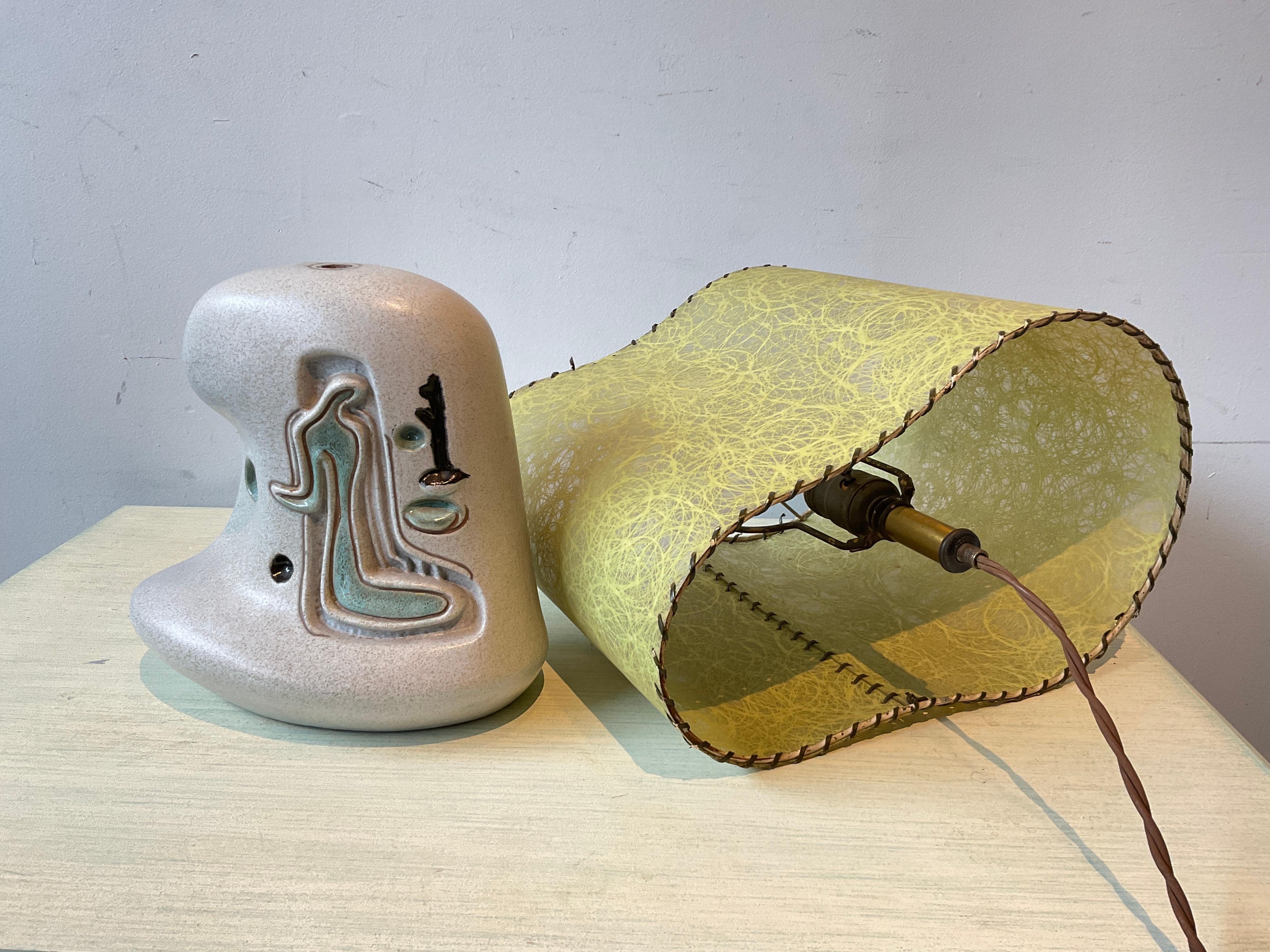 1950s Ceramic Lamp  For Sale 1