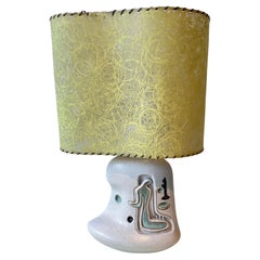 Retro 1950s Ceramic Lamp 