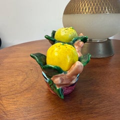 1950's Ceramic Lemon Salt & Pepper Shakers