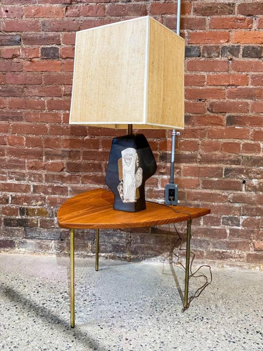 1950s Ceramic Table Lamp by Marianna Von Allesch For Sale 3