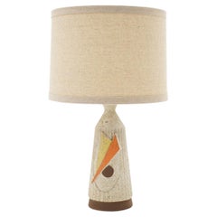 1950s Ceramic Table Lamp in the Style of Martz for Marshall Lamps