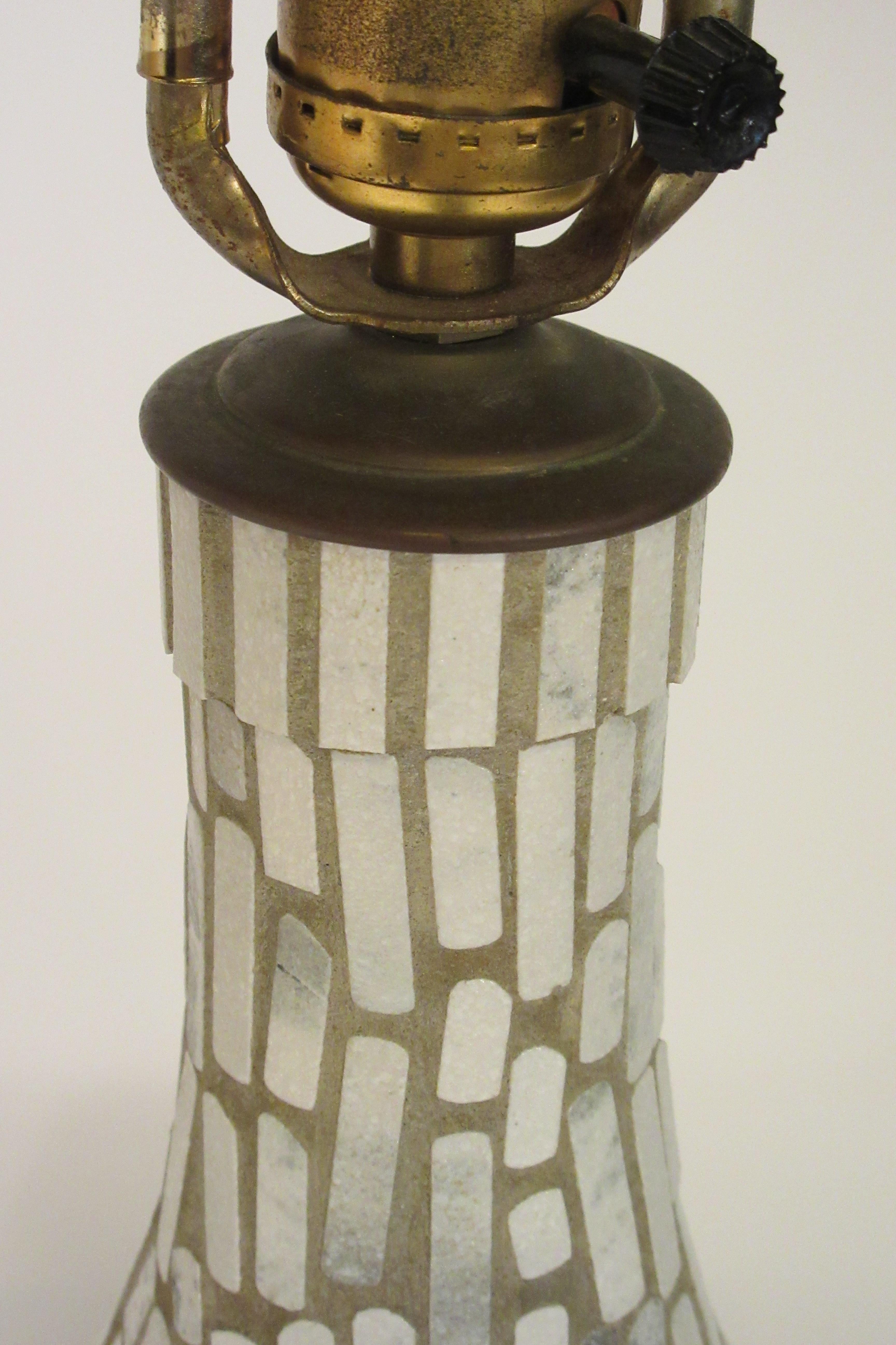 1950s Ceramic Tile Lamps 6