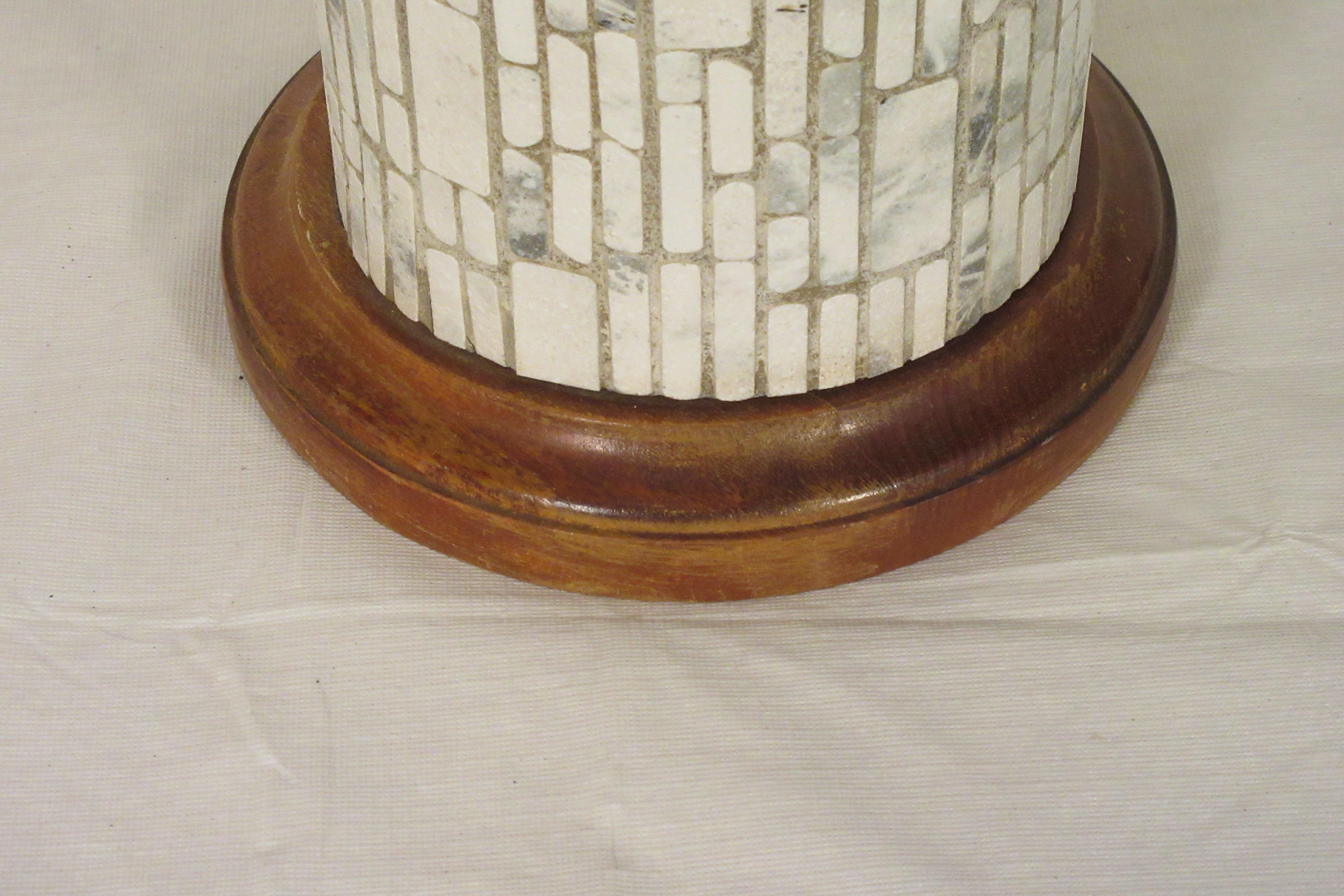 1950s Ceramic Tile Lamps 5
