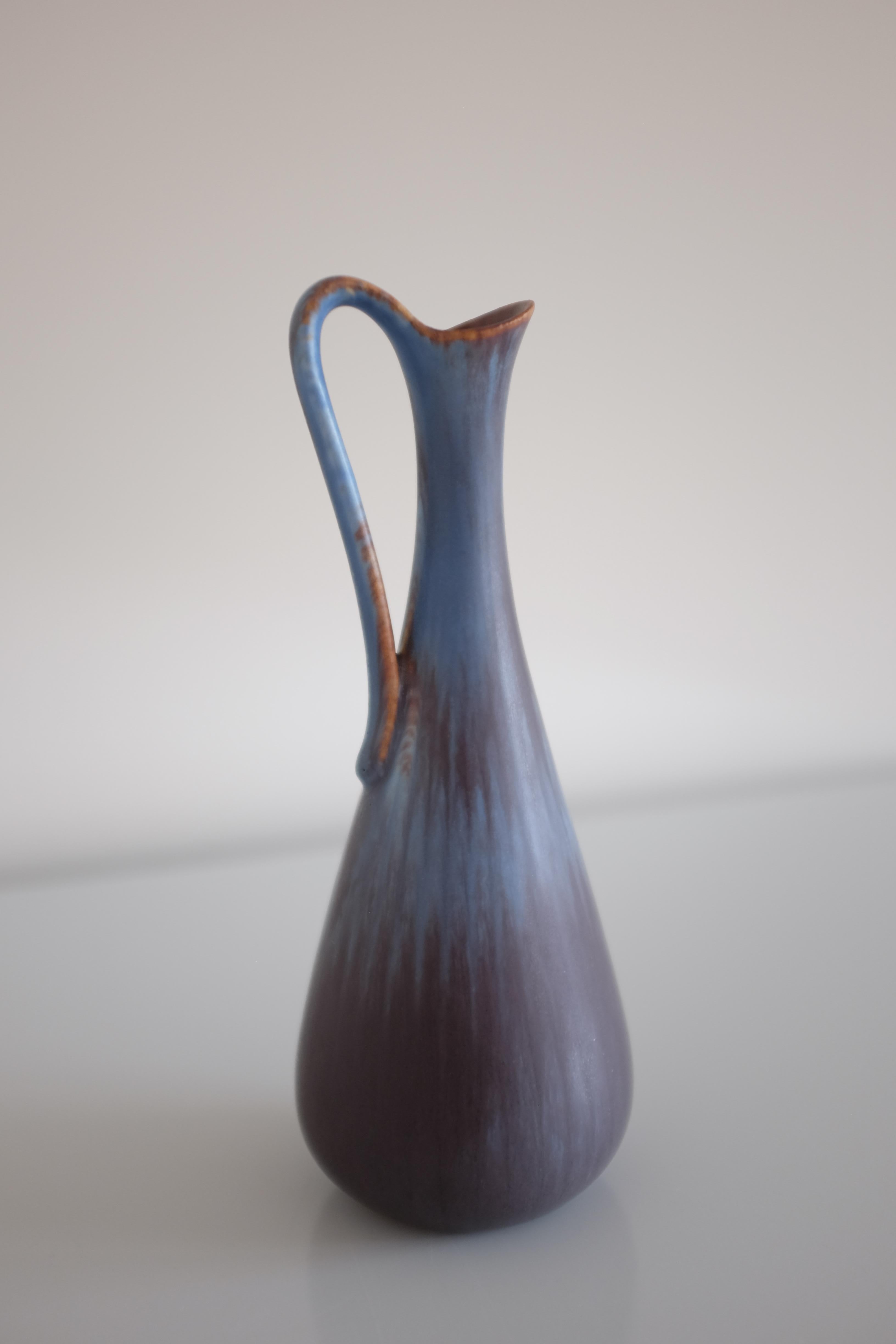 Scandinave moderne Vase en céramique des années 1950 par Gunnar Nylund en vente