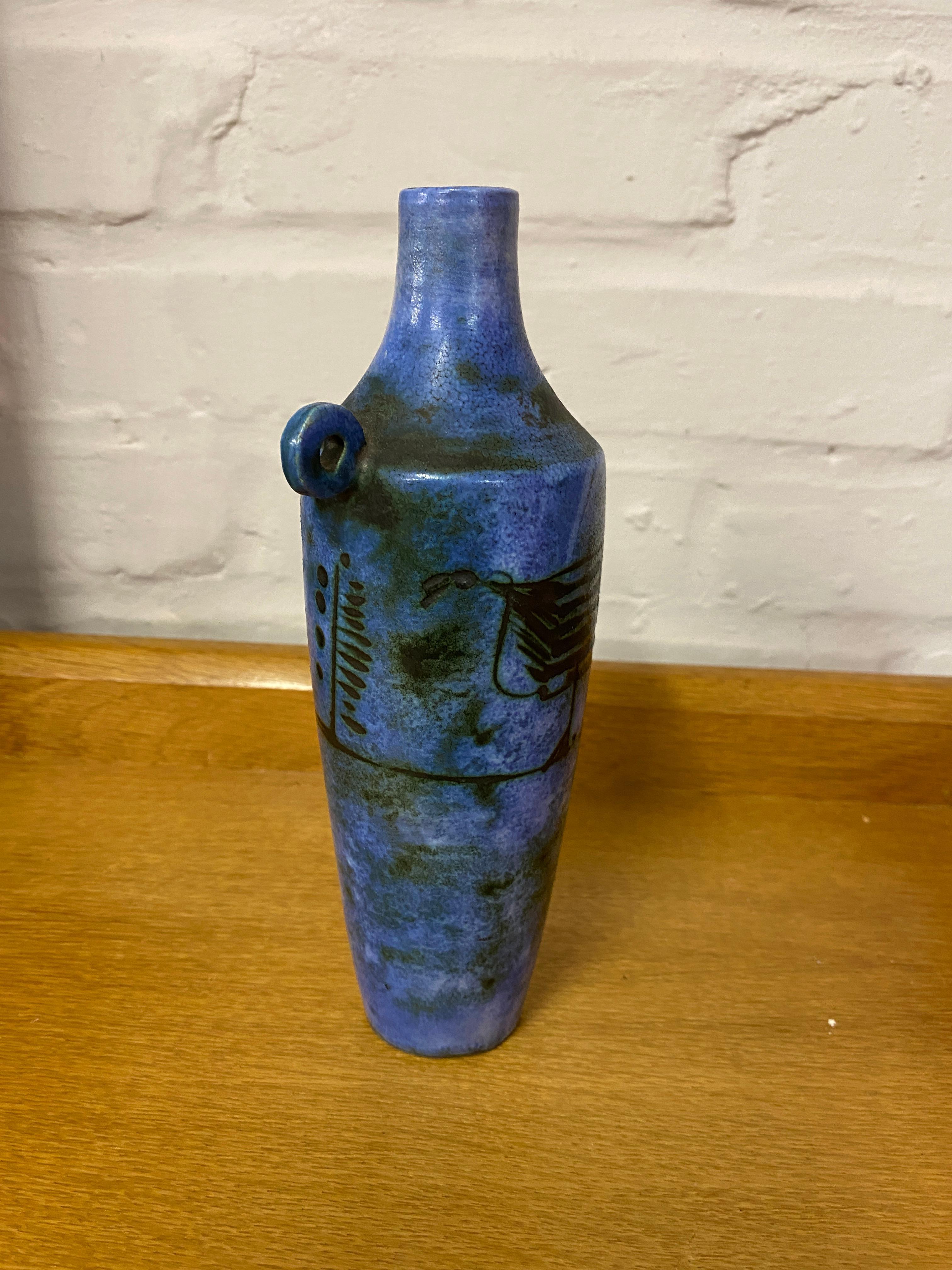 1950s Ceramic Vase by Jacques Blin In Good Condition In Saint-Ouen, FR