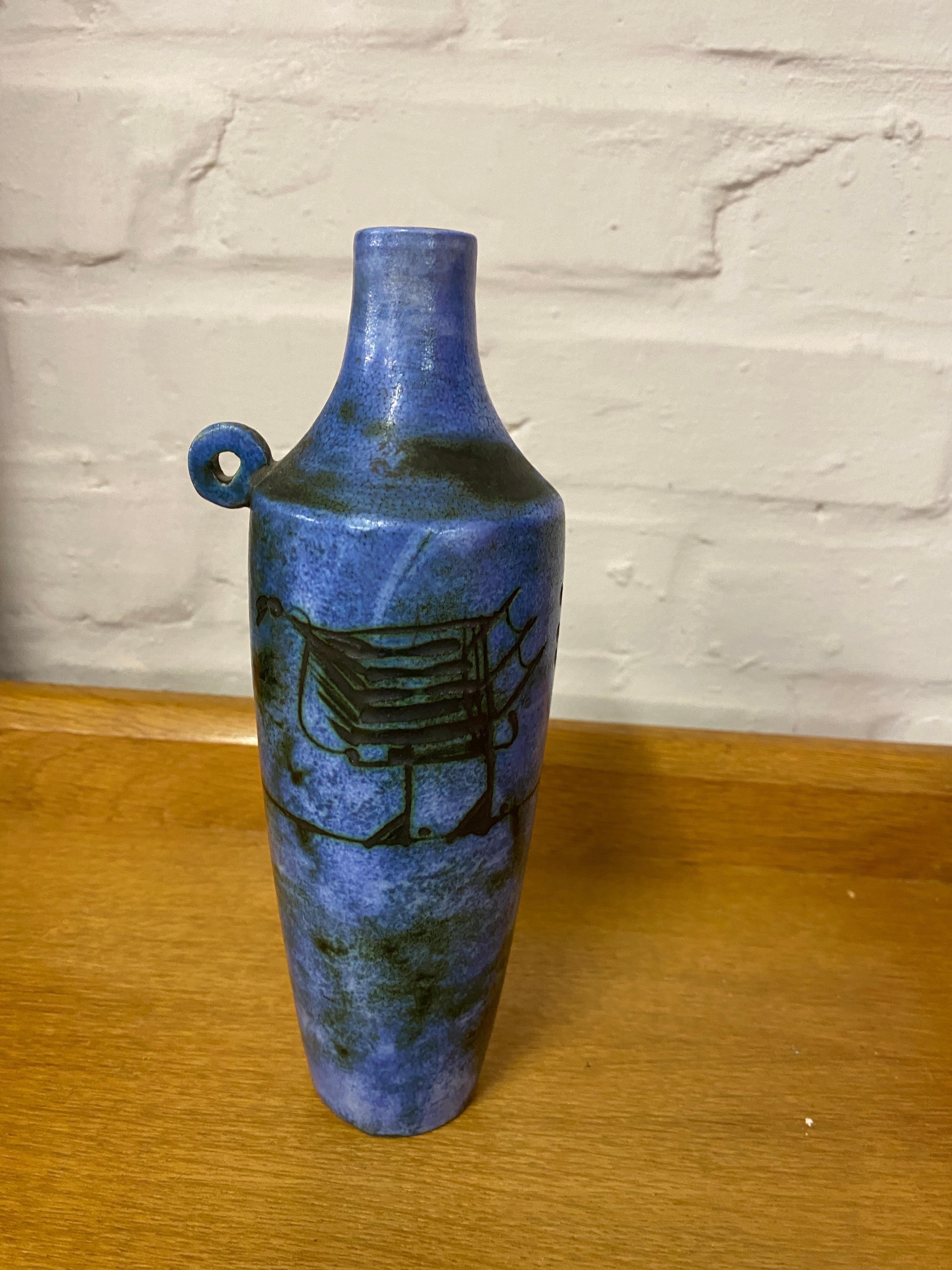 Mid-20th Century 1950s Ceramic Vase by Jacques Blin