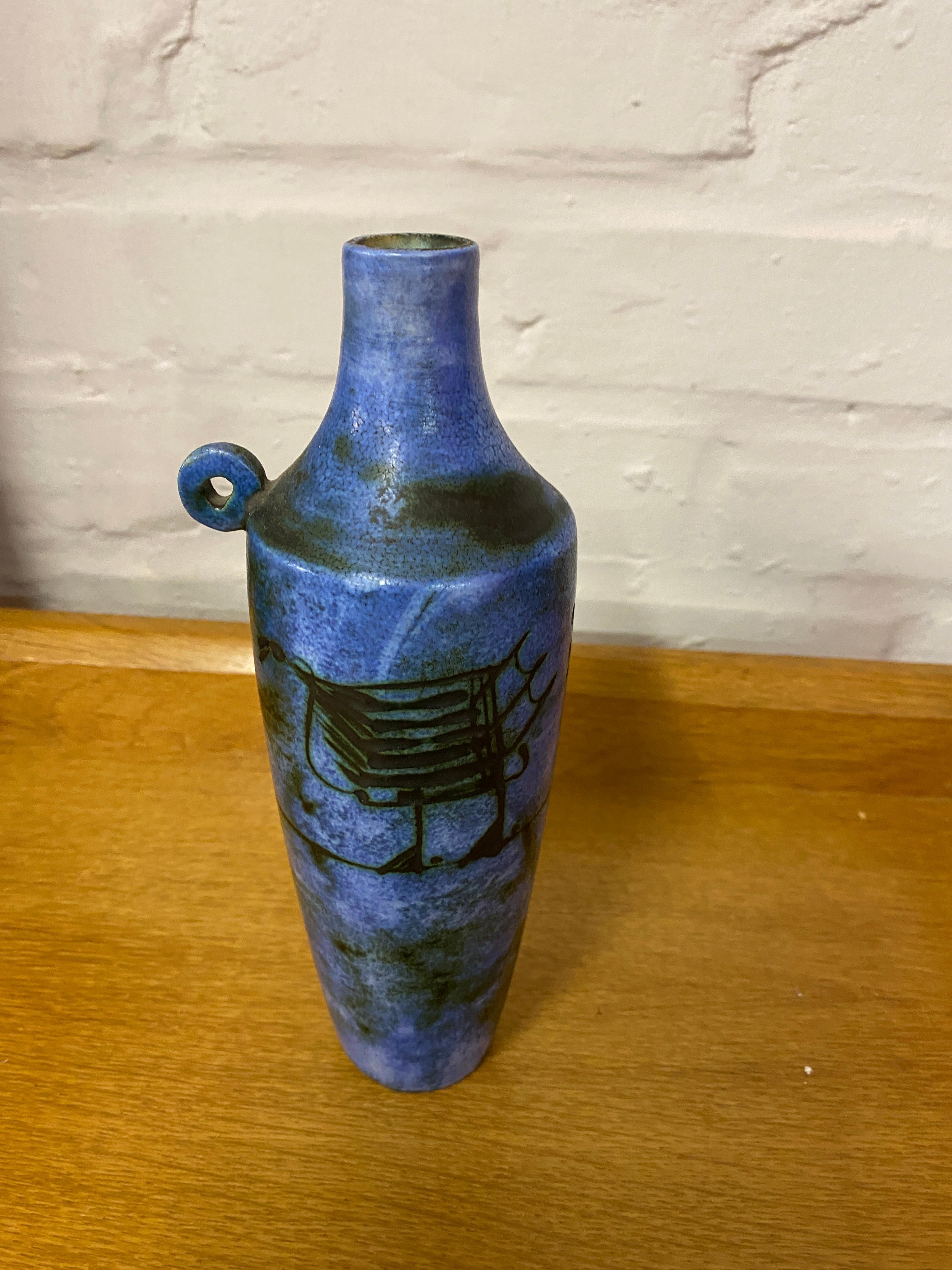 1950s Ceramic Vase by Jacques Blin 1