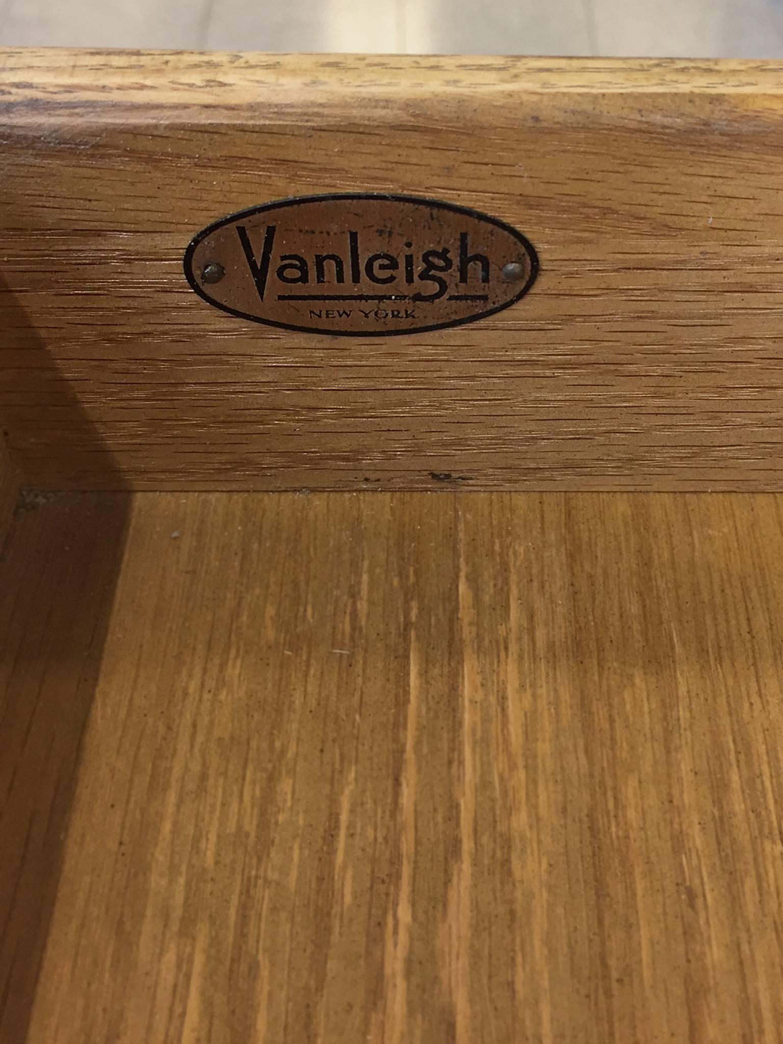 1950s Cerused Oak Chest of Drawers by Jack Van der Molen for Vanleigh Furniture 2