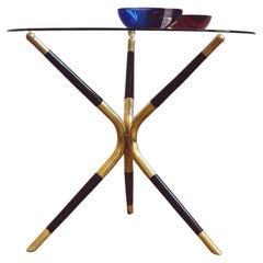 1950s Cesare Lacca Round Spider Side Table