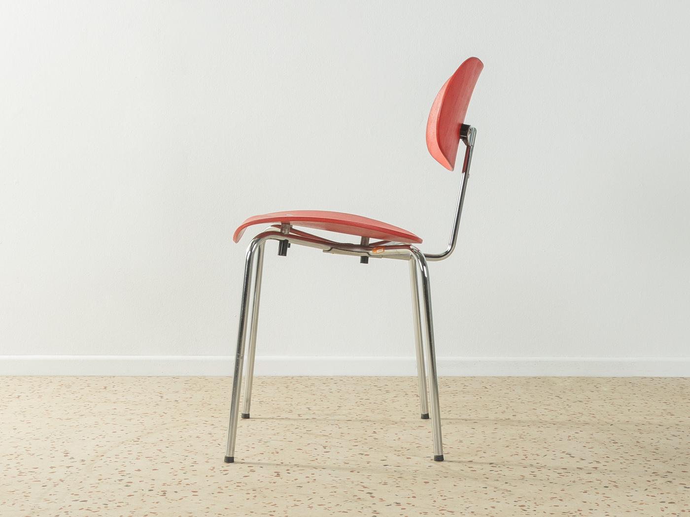 1950s Chairs Se68 by Egon Eiermann for Wilde & Spieth, Set of 6 In Good Condition For Sale In Neuss, NW