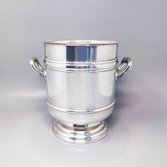 1950s Champagne or Ice Bucket by Christofle in Silver Plated. Made in France