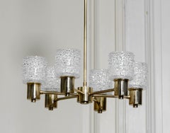 1950s, Chandelier designed by Carl Fagerlund for Orrefors, Sweden