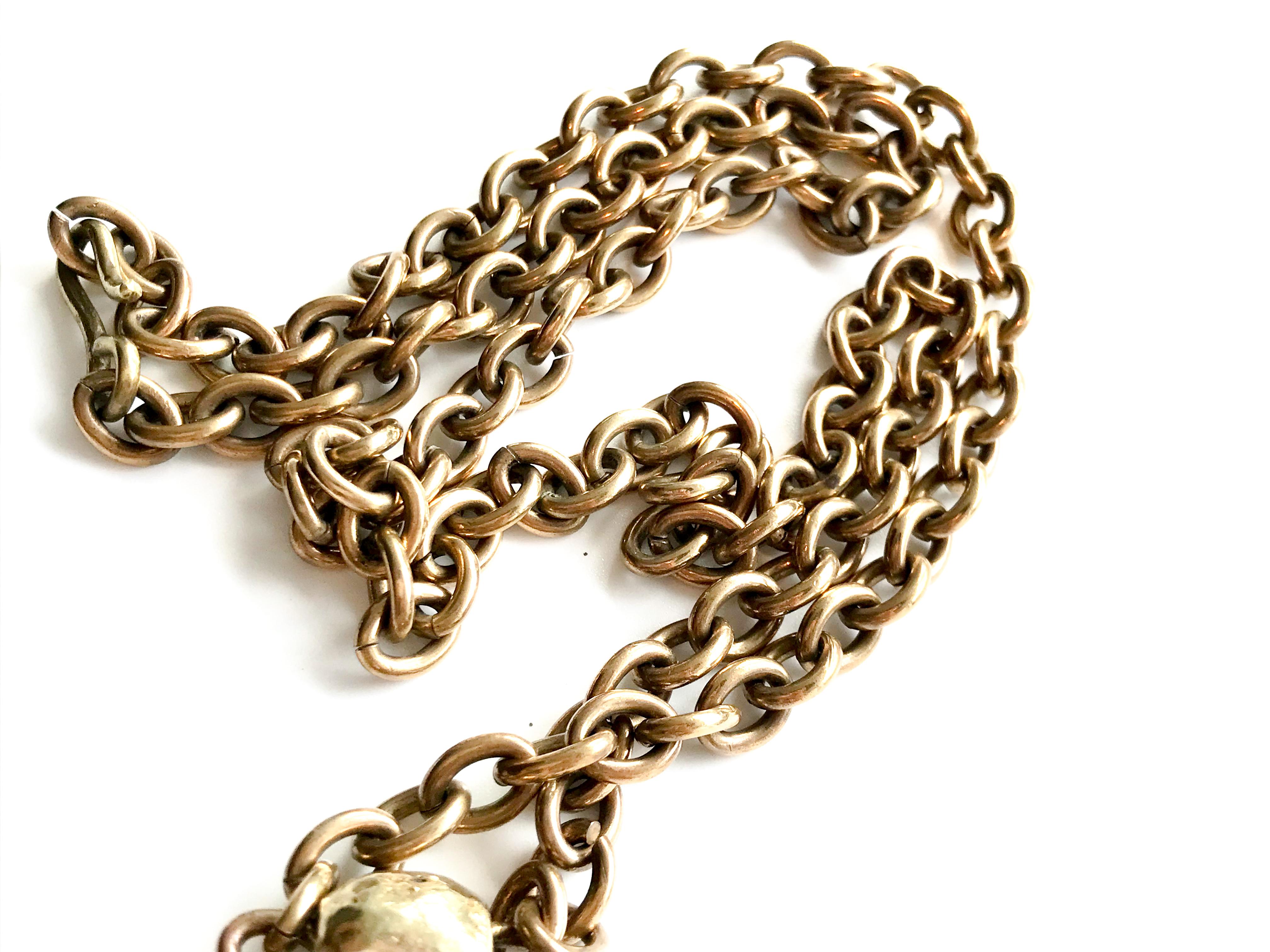 1950s  Chanel by Goosens Byzantine Cross Pendant Necklace 1