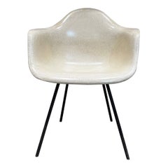 1950s Charles & Ray Eames Dax Fiberglass Shell Armchair Parchment