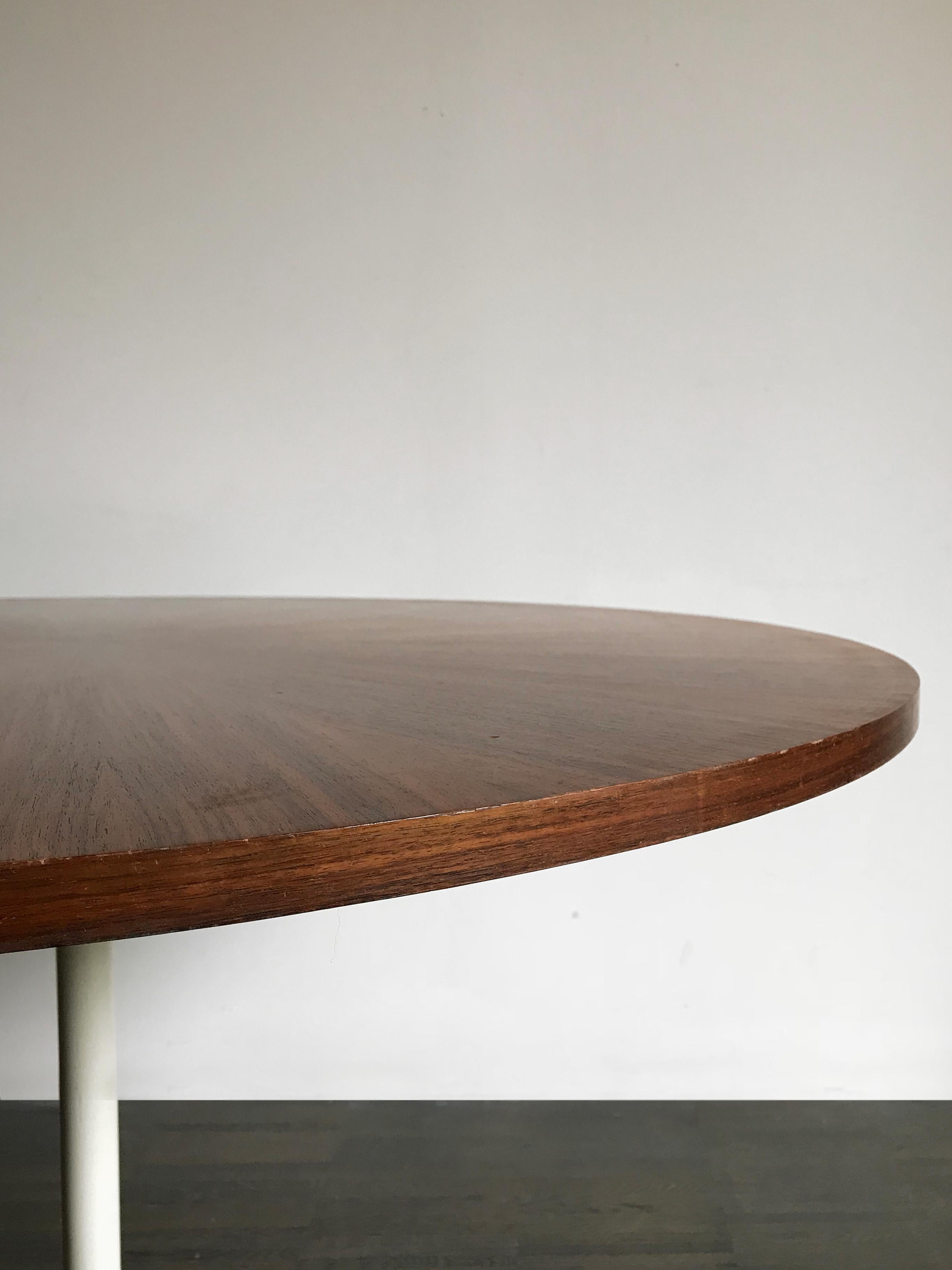 1950s Charles & Ray Eames for Herman Miller Dark Wood Dining Table 1
