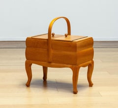 1950s, Charming Sewing Box, Suède