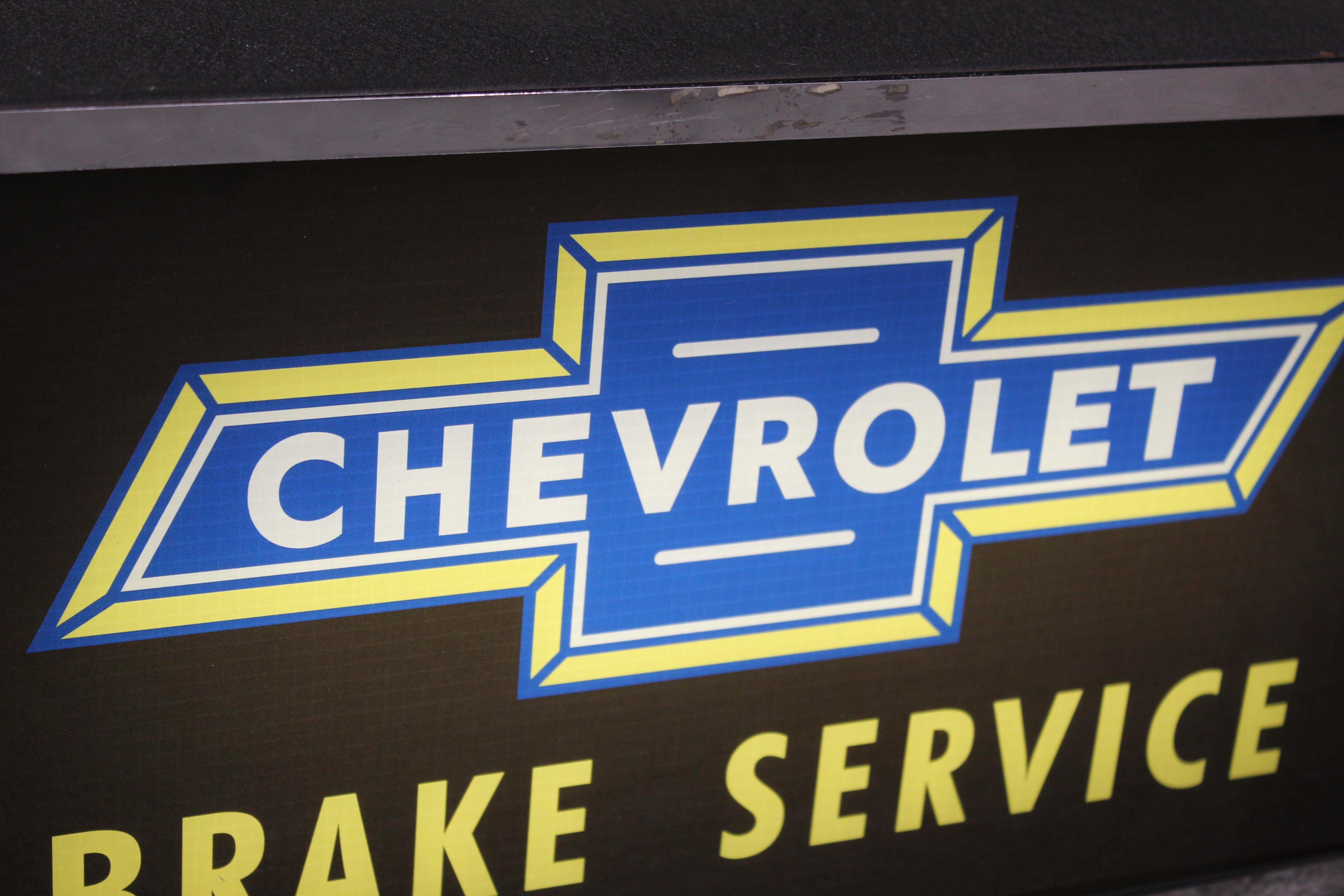 1950s Chevrolet Brake Service Department Sign For Sale 7