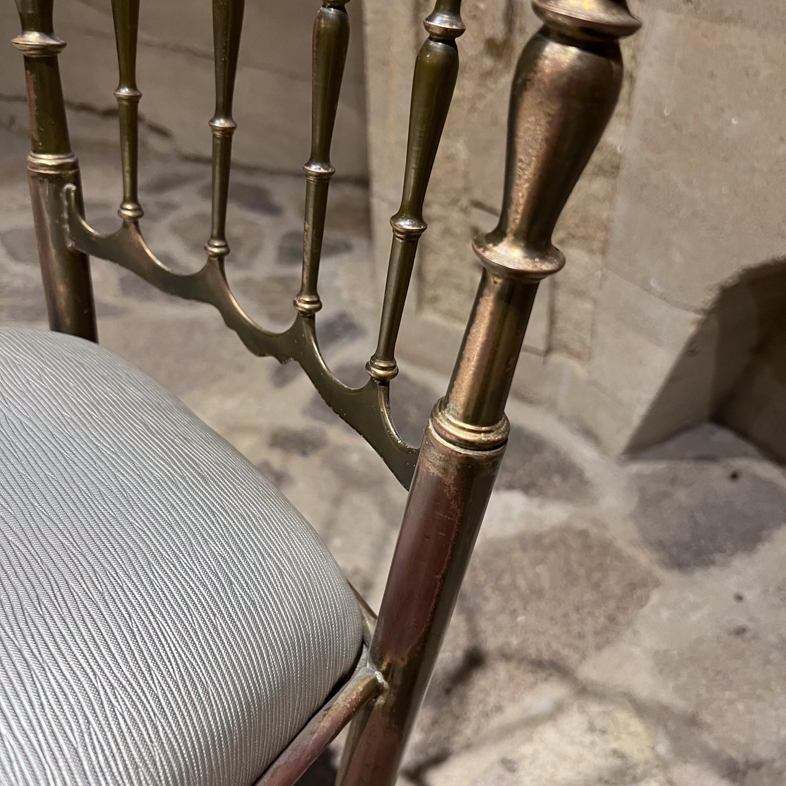 1950s Chiavari Chair in Bronze Italy For Sale 10