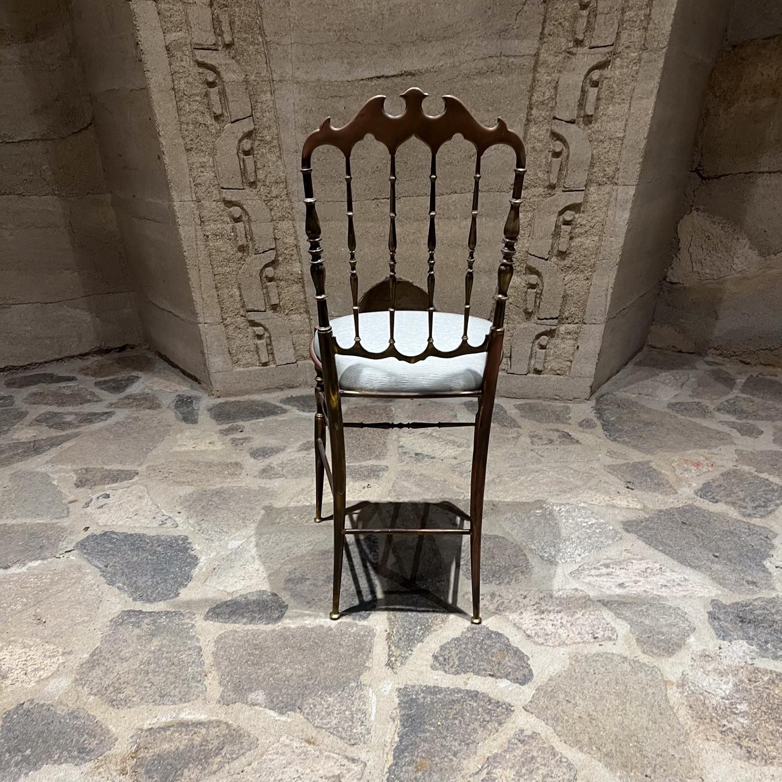 Italian 1950s Chiavari Chair in Bronze Italy For Sale