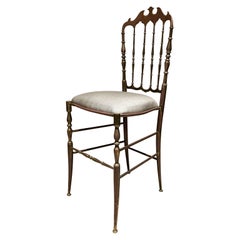 1950s Chiavari Chair in Bronze Italy Mid-Century Modern Hollywood Regency