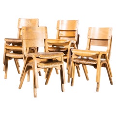 Lamstak-Stapelstühle aus Buchenholz für Kinder aus den 1950er Jahren – 10er-Set