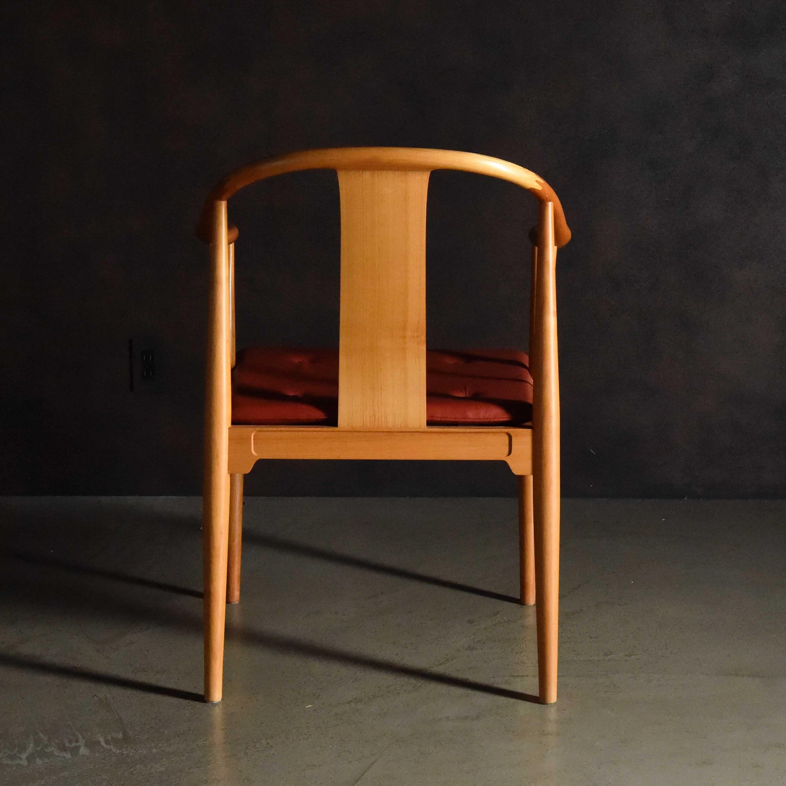 Chinesischer Stuhl aus den 1950er Jahren von Hans Wegner für Fritz Hansen (Dänisch) im Angebot