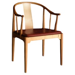 Chinesischer Stuhl aus den 1950er Jahren von Hans Wegner für Fritz Hansen