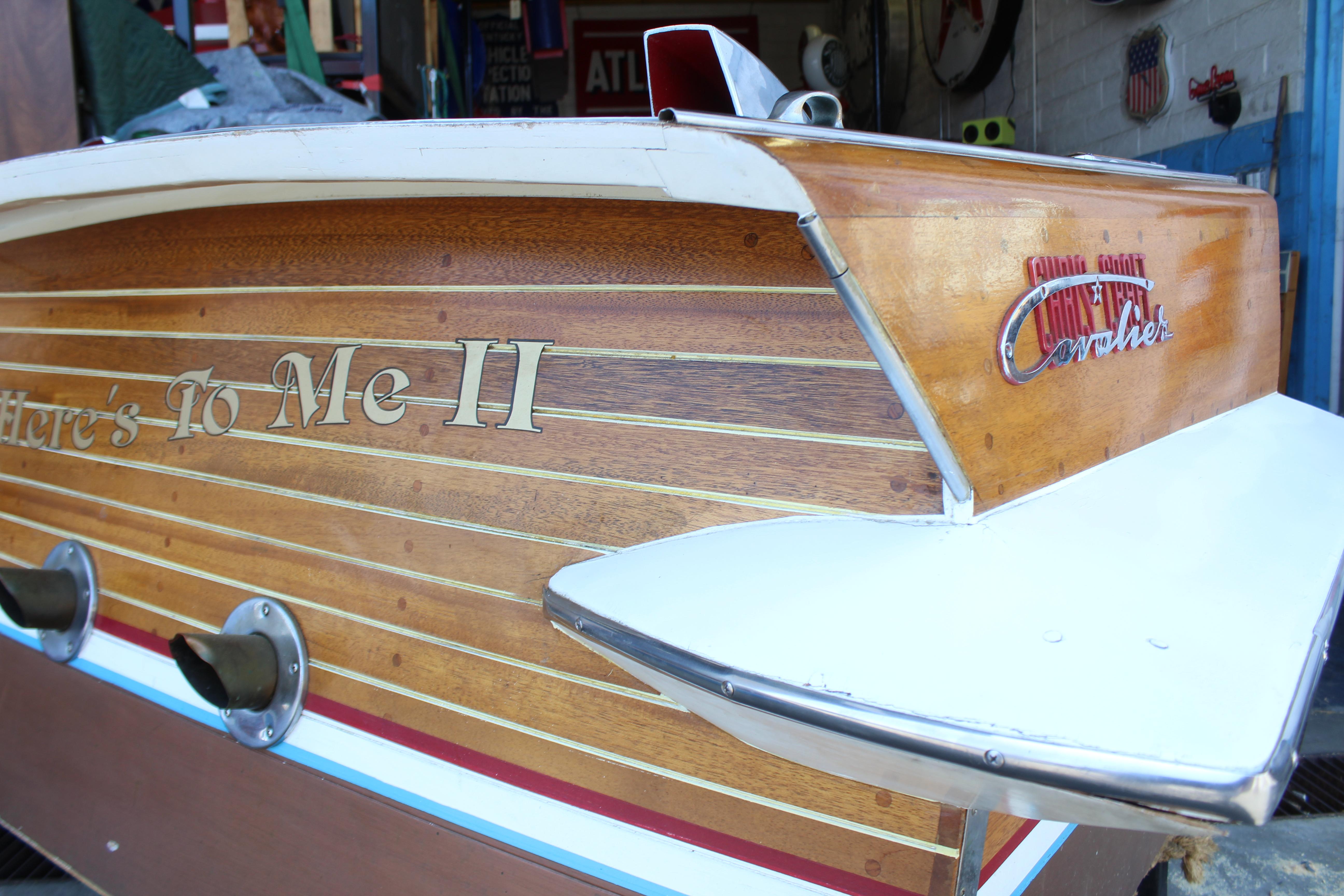 1950s Chris Craft Cavalier Cut Stern Rear Boat For Sale 8