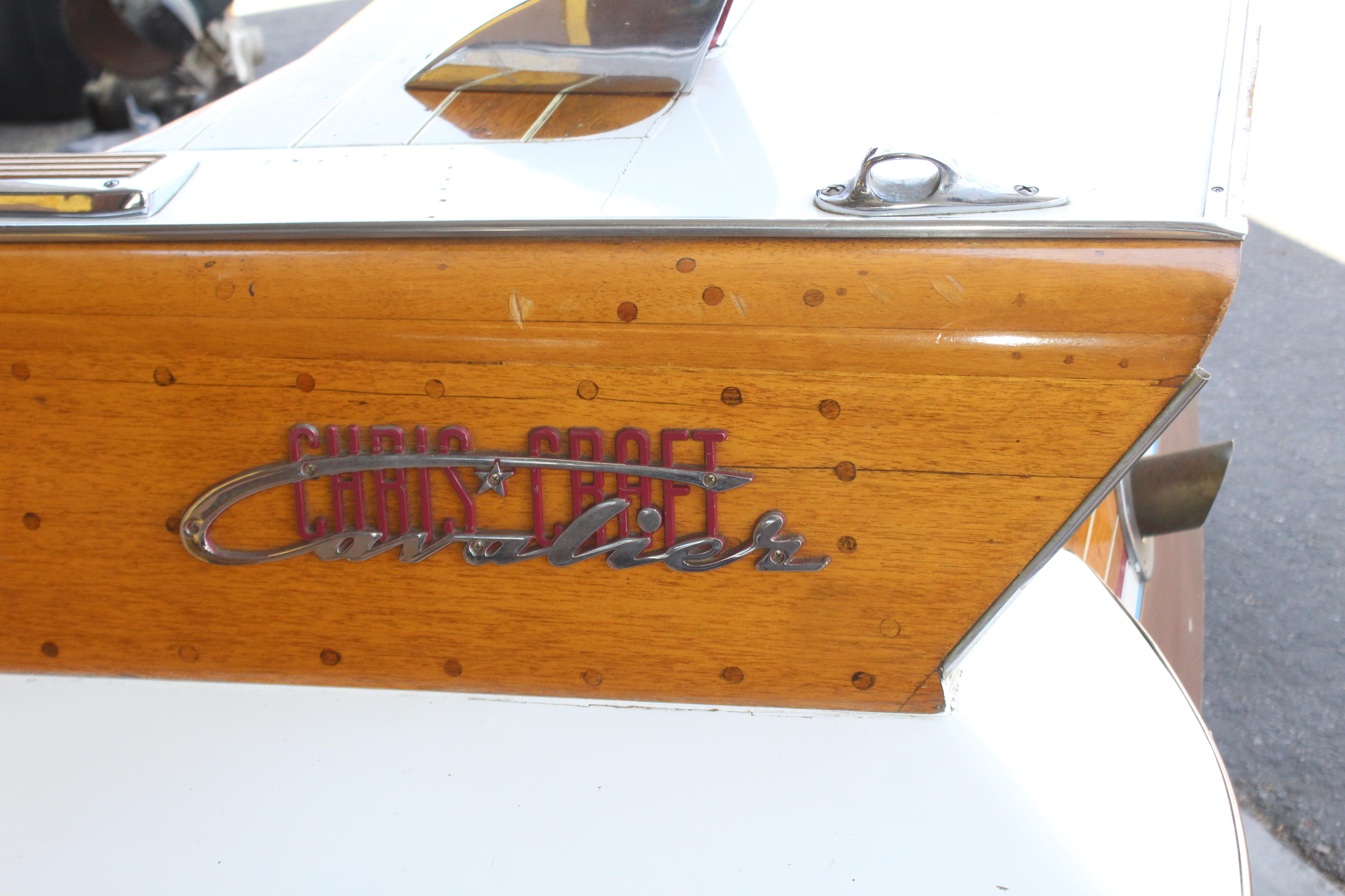 1950s Chris Craft Cavalier Cut Stern Rear Boat For Sale 9